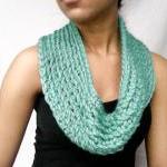 Teal Chunky Cowl